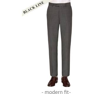 Carl Gross Herren Hose grau meliert