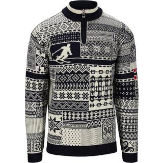 History sweater M Navy OffWhite Raspberry (M)