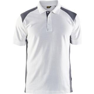 Blåkläder 3324 Poloshirt / Poloshirt - XS - Hvid/Mørk Grå