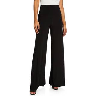 Norma Kamali Elephant jersey wide-leg pants - black - XS