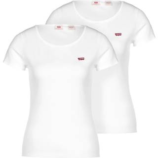Levi's Levi's White Crewneck 100% Cotton T-Shirts 2 Pack