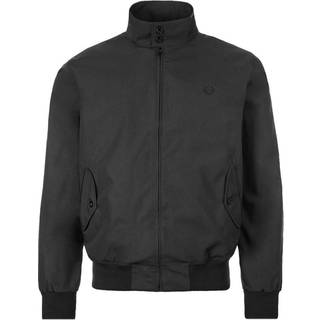Fred Perry Herren Jacke schwarz unifarben