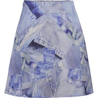 Barbara Kristoffersen nederdel BK127 - denim print - S