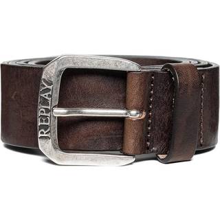 Replay Herren Gürtel braun Glattleder