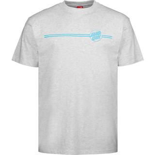 Santa cruz Youth Opus Dot Raglan T-Shirt Hvid/Sort