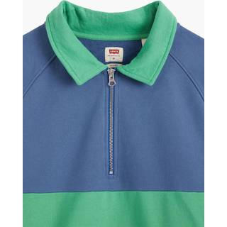 Levi's® Herren Troyer blau,grün Gestreift