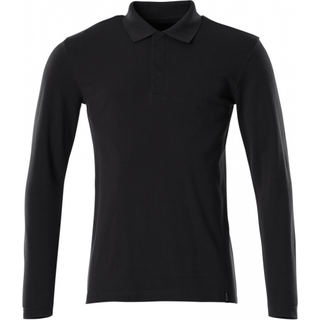 MASCOT CROSSOVER poloshirt, langærmet, dyb sort - S