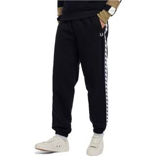 Fred Perry Taped Track Pants Black