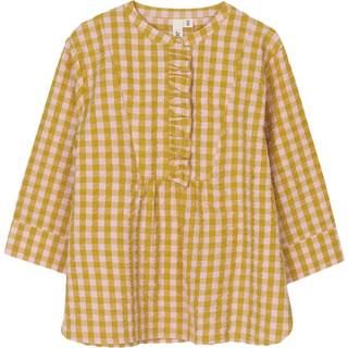 Juna - Irene Shirt - Bæk&amp;bølge - Pink/okker - S/M