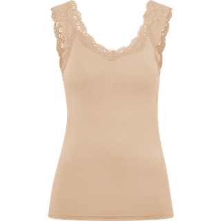 Barbera Lace Top, Warm Taupe, S