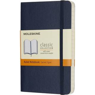 Moleskine Clas. S Notesbog | Pkt. | Linj. | S.blå
