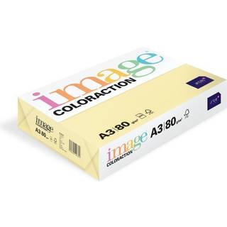 Image Coloraction kulørt kopipapir A3 80g YE23 Yellow Desert gul