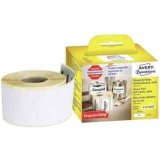 Avery A1933087 Holdbare polyester etiketter til etiketprinter 59x 90mm 170stk