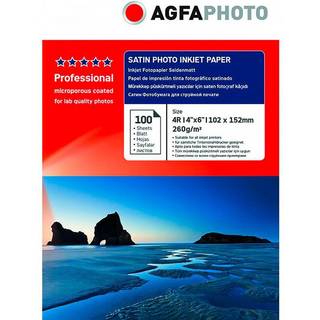 AgfaPhoto Professional Photo Paper 260 g Satin 10x15 100 Sh.