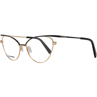 Dsquared2 Kvinde DQ5333 032 Optiske stel Outlet Metal Guld Cat Eye