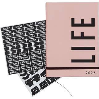 Design Letters Design Letters vægkalender 2022 Nude