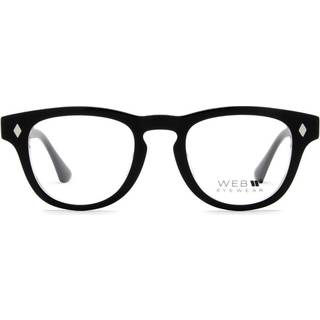 Web Unisex WE5384 005 Optiske stel Acetat Sort Rund Normal