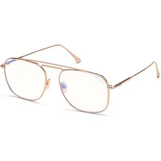 Tom Ford FT5731-B Blue-Light Block 028 56 Briller Mænd Rose-Guld - Shiny Rose Gold - 56mm
