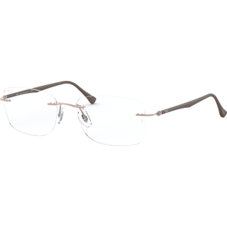 Ray - Ban Unisex RX8725 1131 Vista -rammer Titanium Brun Transparent Firkantet Normal