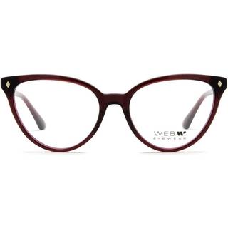 Web WE5388 069 54 Briller Kvinder Burgunder - Shiny Burgundy - 54mm