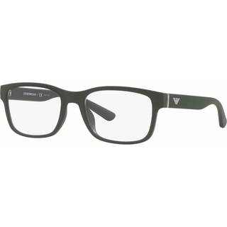 Emporio Armani Mand EA3201U 5058 Optiske stel Injiceret Grøn Transparent Pillow Normal