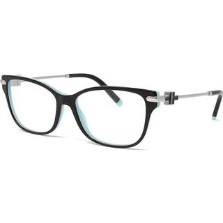 Tiffany Kvinde TF2207 8055 Optiske stel Acetat Sort Transparent Firkantet Normal