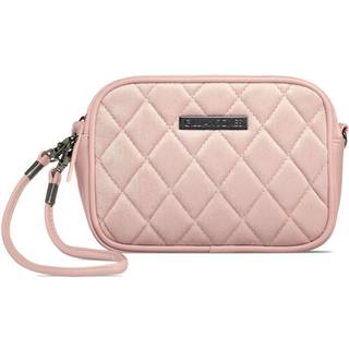 Gillian Jones Natascha makeup purse in pink velour
