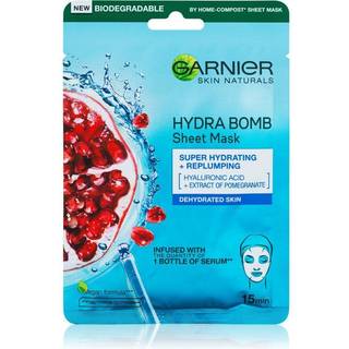 Garnier Skin Naturals Moisture+Aqua Bomb Fugtgivende ansigts sheetmaske med hyaluronsyre 1 stk. - 1 stk.