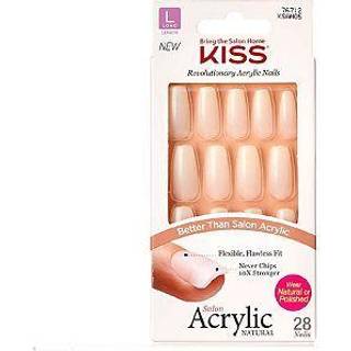 KISS Salon Acrylic Natural Nails selvklæbende negle Strong Enough