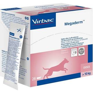 Kosttilskud Virbac Megaderm Hund >10 kg 28x8 ml