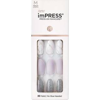KISS imPRESS The No Glue Mani Medium kunstige negle Climb Up 30 stk. - 30 stk.