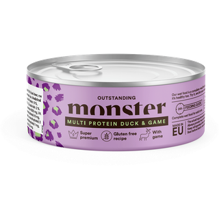 Monster Cat Adult Multi Protein Duck & Game - 100 g