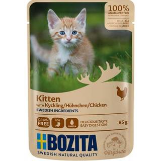 Bozita Kitten Grain Free Kylling i sauce 12x85 g