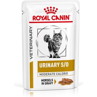 Royal Canin Veterinary Diets Urinary S/O Moderate Calorie Morcels in Gravy Pouch vådfoder til kat 12x85 g