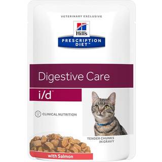 Hills Prescription Diet I/D Kat, Salmon, 12x85 g - 12 stk