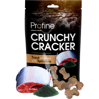 Profine Crunchy Cracker Ørred & Spirulina (150g)