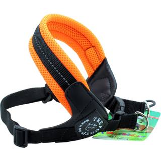 Tre Ponti Justerbar Sele Med Spænde - Mesh / Neonorange / 3½. Fra 7 til 9 kg