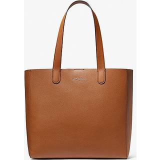 MK Hudson Pebbled Leather Tote Bag - Brown - Michael Kors - ONE SIZE