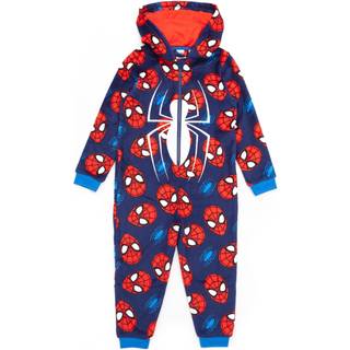 Vanilla Underground Vanilla Underground Blue Spiderman Fleece All-In-One