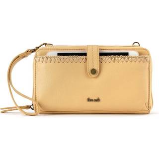 SAK IRIS -smartphone CrossBody Purse - Women's mobiltelefonpose & tegnebog til hverdag - konvertibel armb?nd med lynl?s i Buttercup/l?der