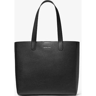 MK Hudson Pebbled Leather Tote Bag - Black - Michael Kors - ONE SIZE
