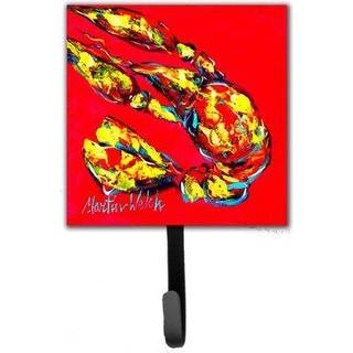 """" Caroline's Treasures MW1022SH4 Crawfish Crunch Time Leash eller Key Holder Lille Multicolor """"