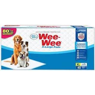 Fire poter x-large wee wee puder til hunde