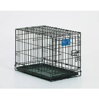 Midwest Homes for Pets Dog Crate Nyförbättrade livssteg xs Folding Metal Divider Panel Floor Protecing Feet Leak-Prof PN 23L X 13.63W 16H tum Ras