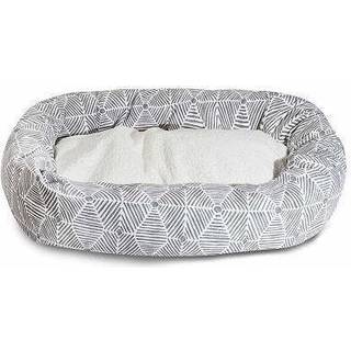 Majestic Pet 40"""" Charlie Grey Sherpa Bagel seng