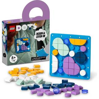 LEGO DOTS STITCH-ON PATCH 41955 DIY CRAFT DECORATION BYGNING Leget?jss?t til piger drenge og b?rn i alderen 8+; Tilpasset modes?t til kunst-og-cr