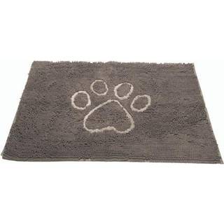 Dirty Dog Dørmåtte - Grå med pote, 66X90