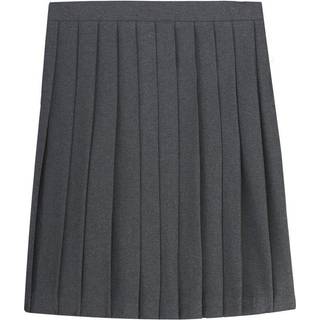 Fransk toastpiger plisseret nederdel Heather gr? 8 store piger