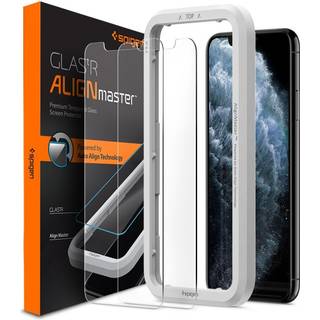Spigen GLAS.tR AlignMaster - 2-pak (iPhone 11 Pro/X/Xs)