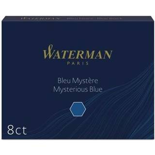 Blækbeholder Standard Mysterious Blå (8), Waterman S0110910, 30stk
